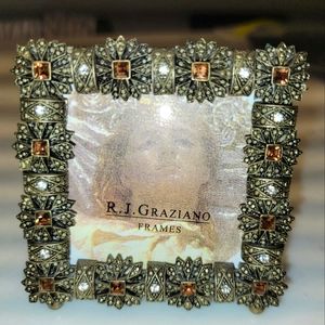 R.J. Graziano picture frame w/Swarovski crystals